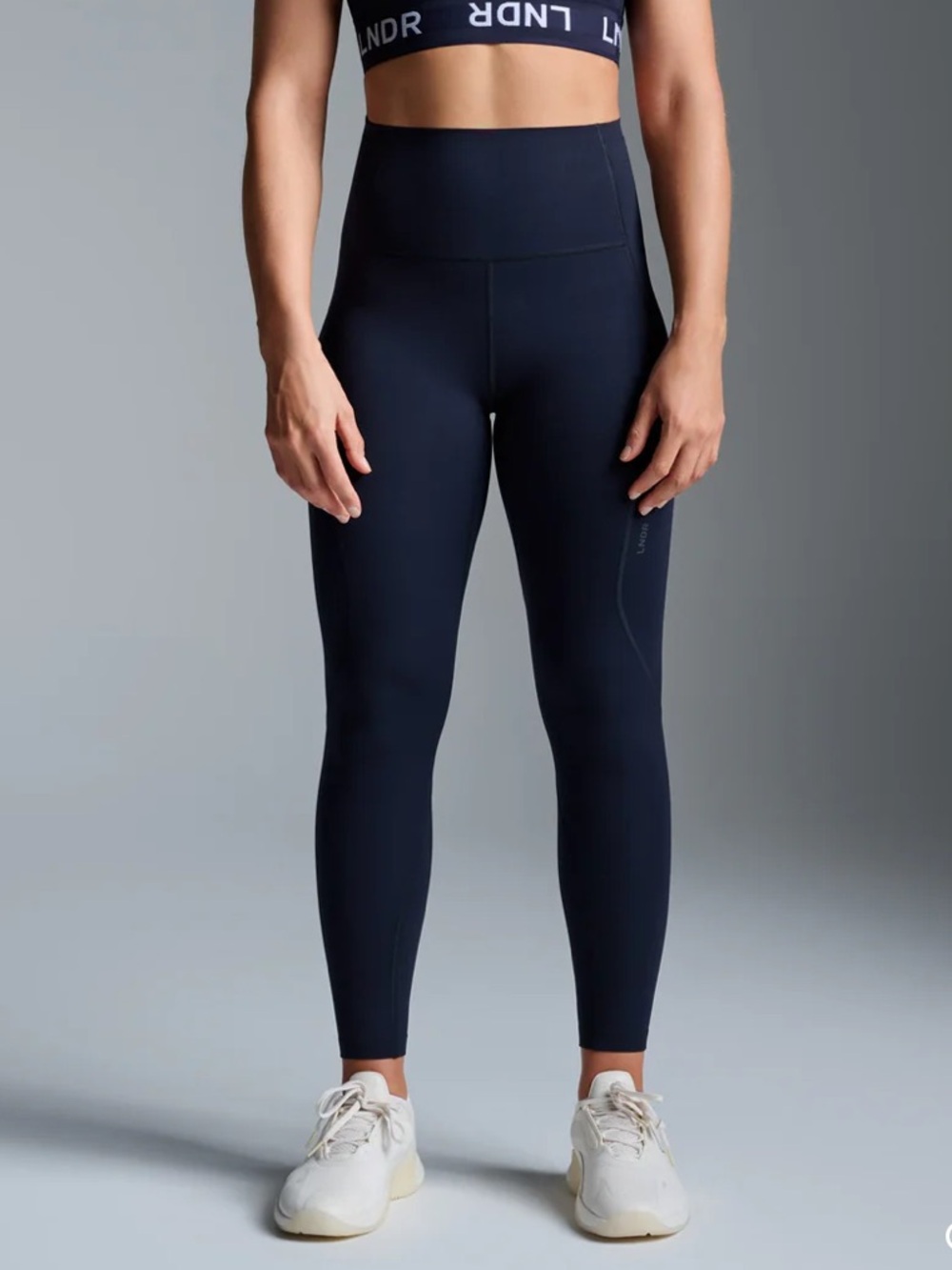 Women’s LNDR Limits 7/8 SHR Legging Deep Navy Super High Rise Small Pockets